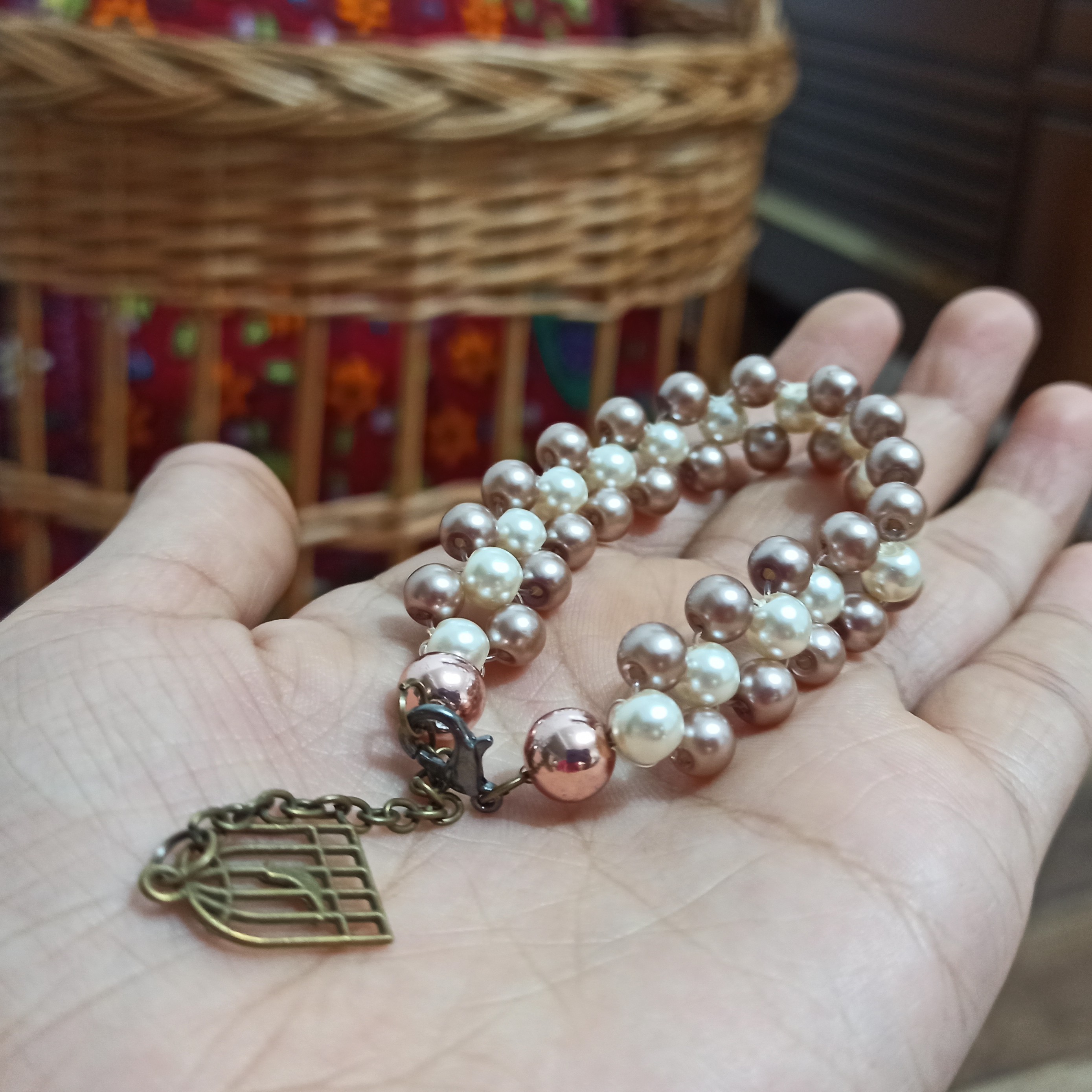 دستبند مروارید سبک رولکس