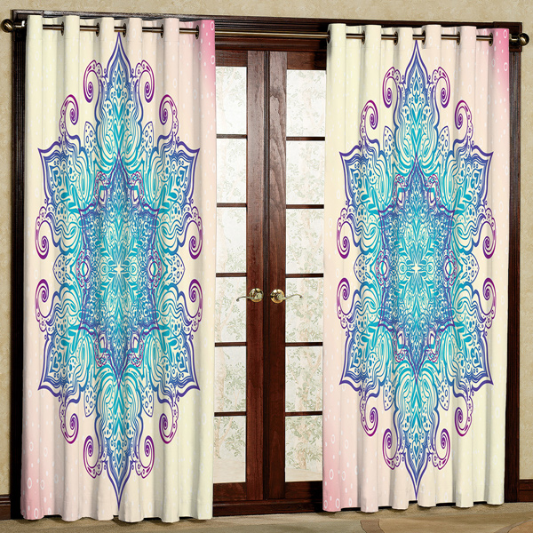 پرده مدل مخمل پانچی کد 6746 سایز 280x140 سانتی متر