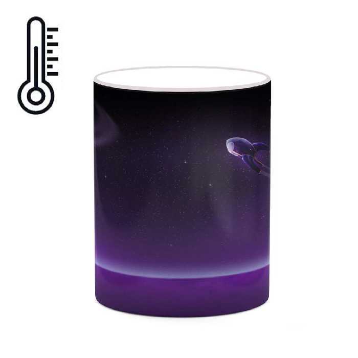 ماگ حرارتی کاکتی طرح فضا و کهکشان مدل mgh19926