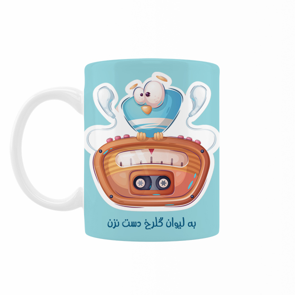 ماگ رژارت مدل گلرخ