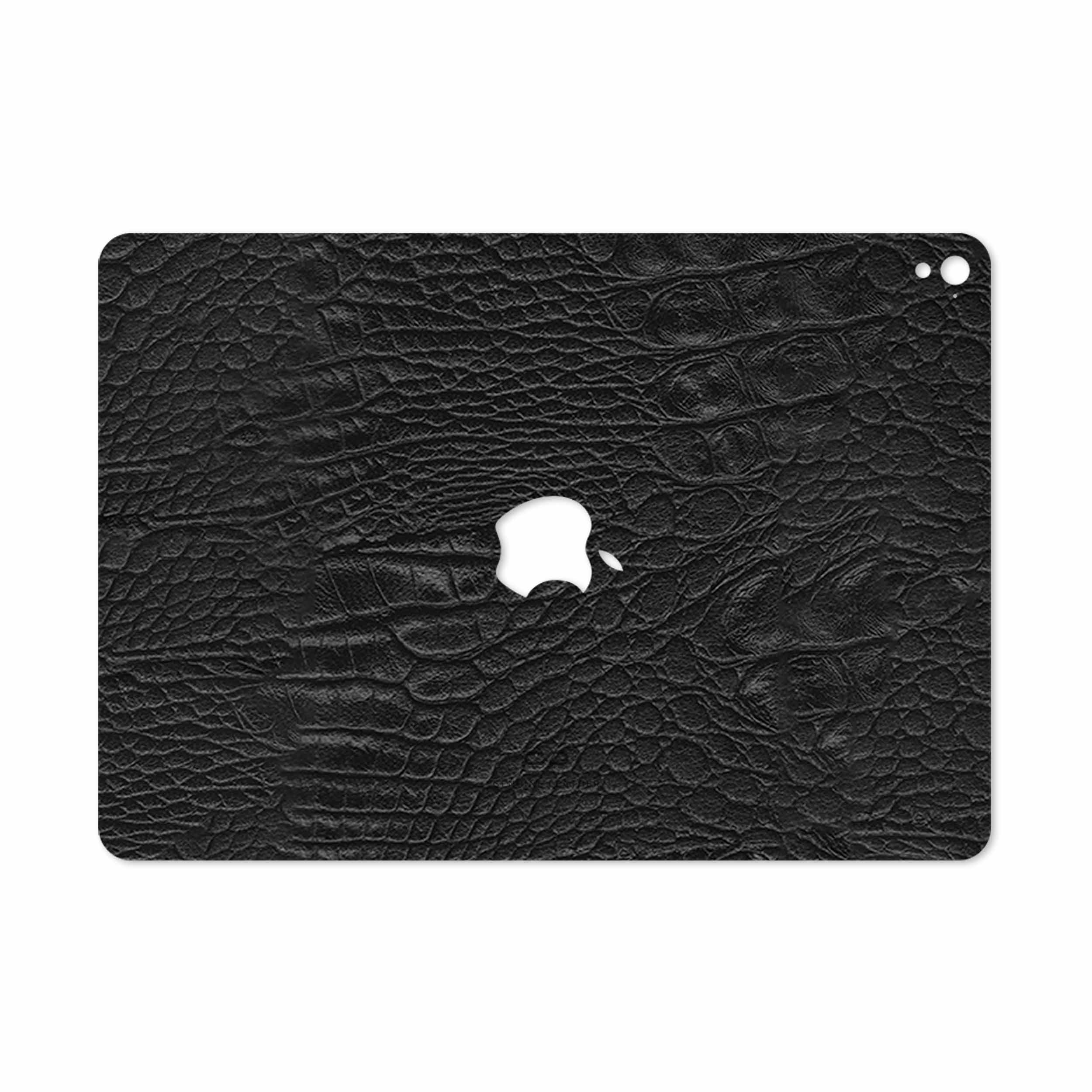 برچسب پوششی ماهوت مدل Black-Crocodile-Leather مناسب برای تبلت اپل iPad Pro 9.7 2016 A1674