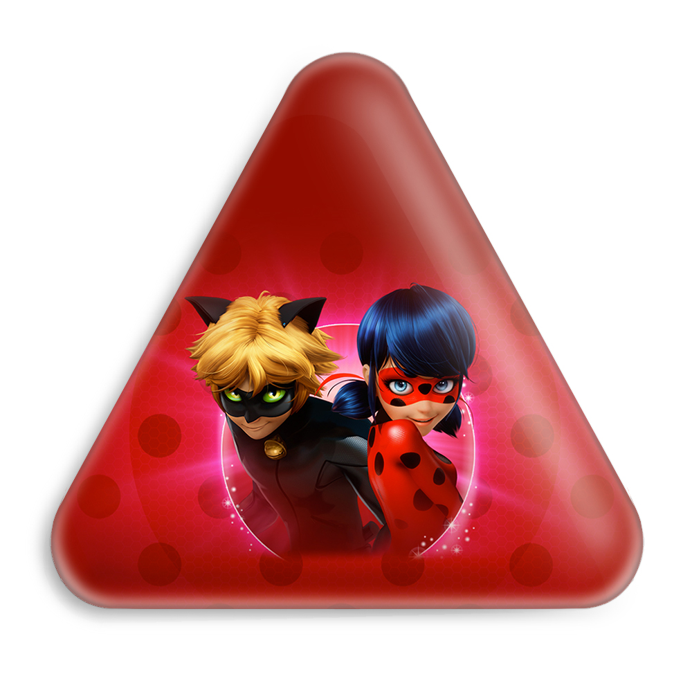 پیکسل خندالو طرح دختر کفشدوزکی و پسر گربه ای مدل مثلثی کد 3071