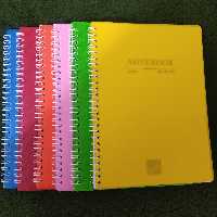 دفتر 4 خط زبان انگلیسی 40 برگ فنری نور