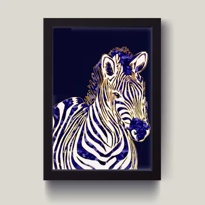 تابلو مدل دکوراتیو Zebra  کد G7-04