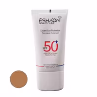 فلوئید ضد آفتاب SPF50 رنگی اشااونی مناسب پوست چرب تا مختلط حجم 40 میلی لیتر