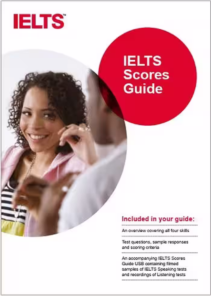 کتاب IELTS Scores Guide راهنمای نمرات آیلتس (رحلی رنگی)