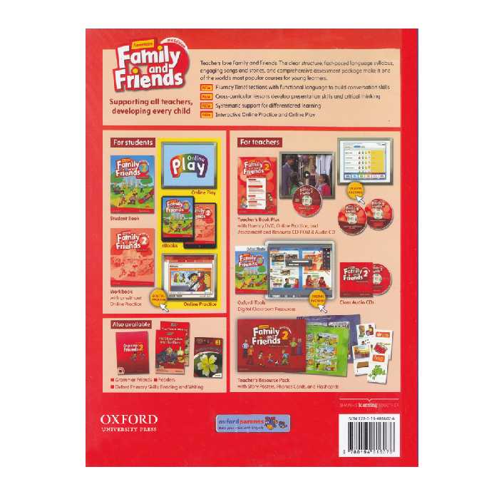 کتاب Family And Friends 2 اثر جمعی از نویسندگان انتشارات آرماندیس شش جلدی