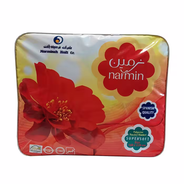 پتو نرمینه بافت مدل نرمین طرح عروسکی کد 03 سایز 160x220 سانتی متر