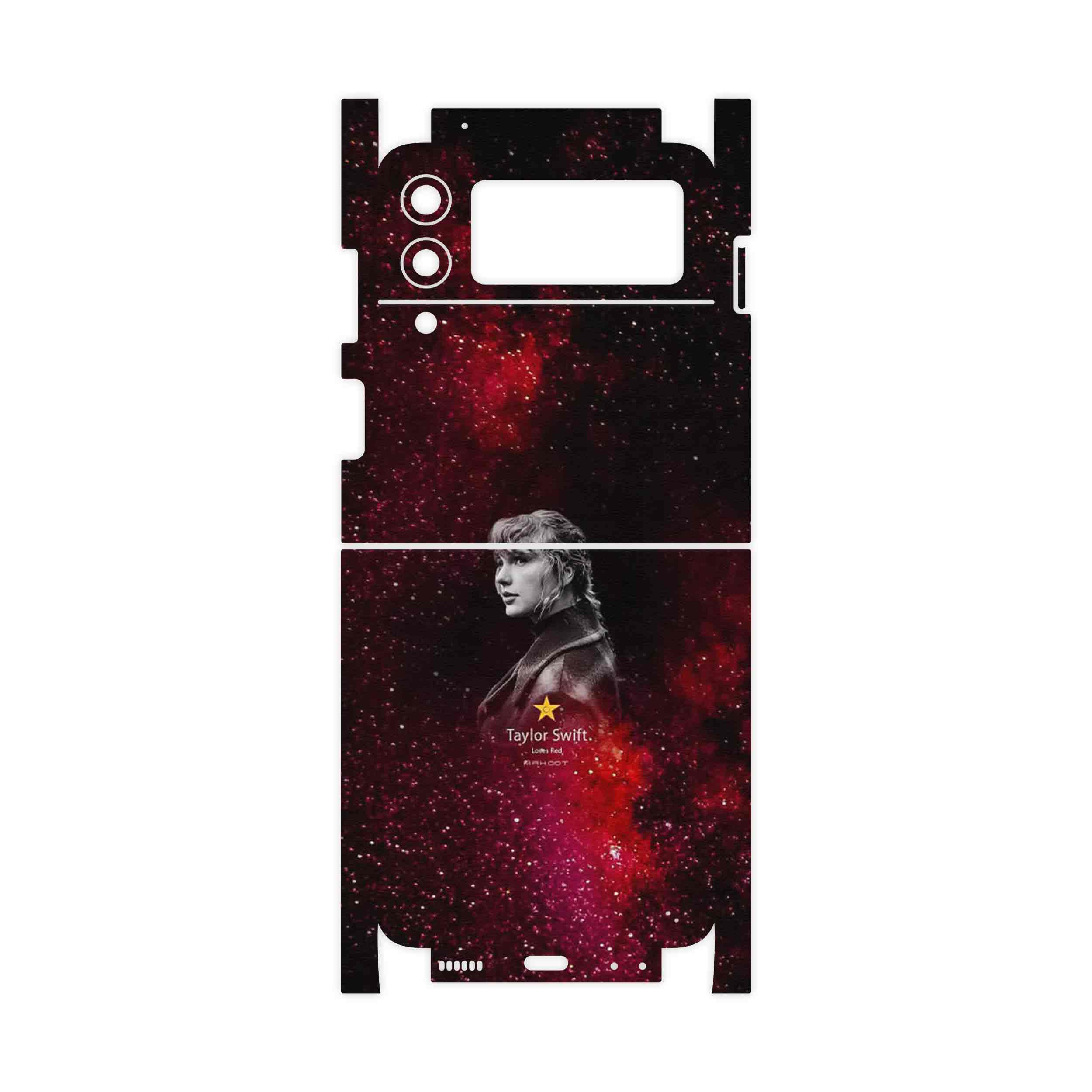 برچسب پوششی ماهوت مدل Taylor Swift-FullSkin مناسب برای گوشی موبایل سامسونگ Galaxy Z Flip3 5G