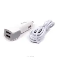 شارژر فندکی هوکو مدل Z23 به همراه کابل microUSB