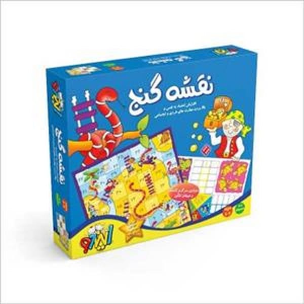 بازی فکری نقشه گنج - کتاب‌فروشی کوچه کتاب
