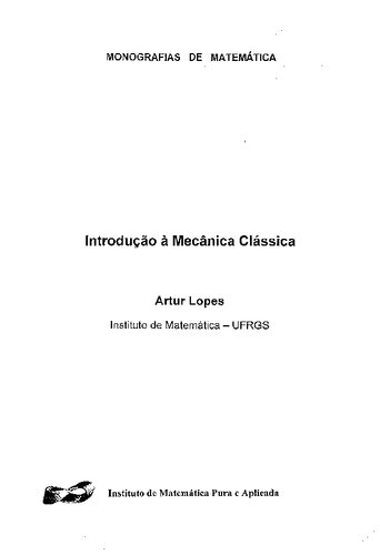 خرید و دانلود نسخه کامل کتاب Introdução à Mecânica Clássica