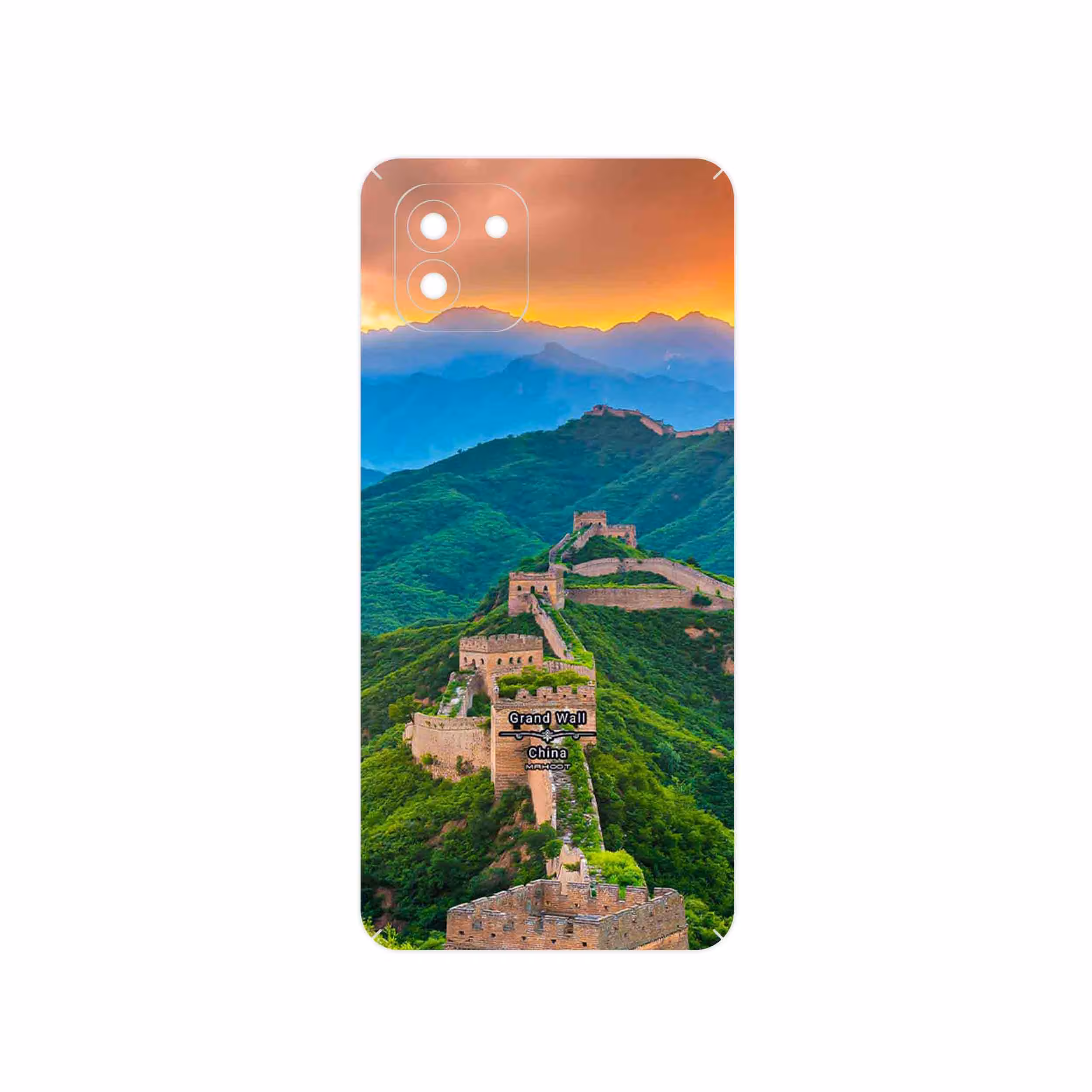 برچسب پوششی ماهوت مدل China Grand Wall مناسب برای گوشی موبایل سامسونگ Galaxy A03