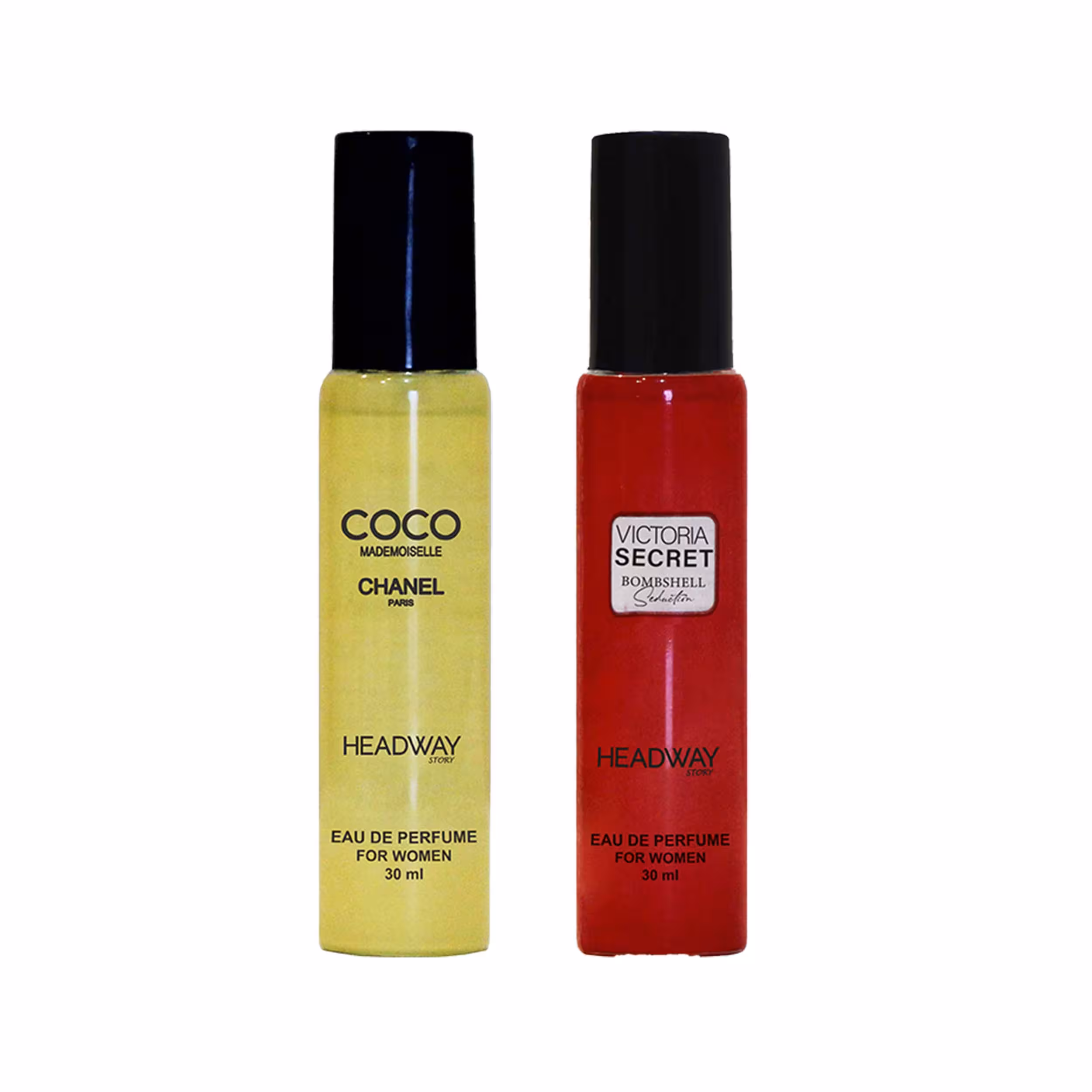 عطر جیبی زنانه هدوی استوری مدل ویکتوریا سکرت سداکشن و کوکو شنل حجم 30 میلی لیتر مجموعه 2 عددی