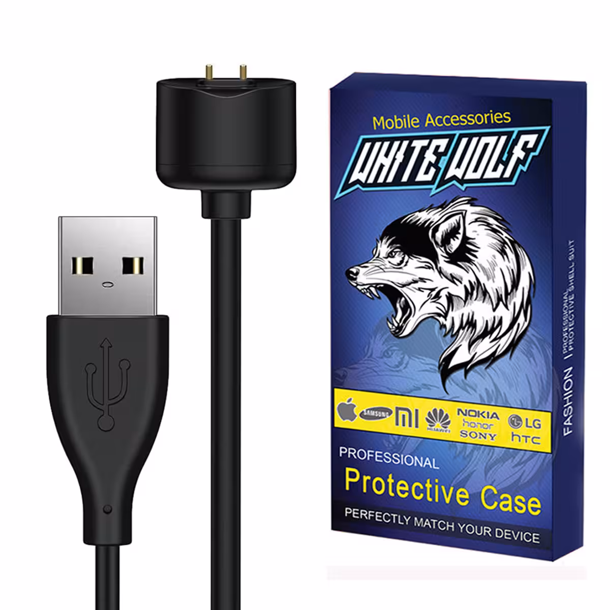 کابل شارژ وایت ولف مدل WF-Charge مناسب برای ساعت هوشمند شیائومی Band 5