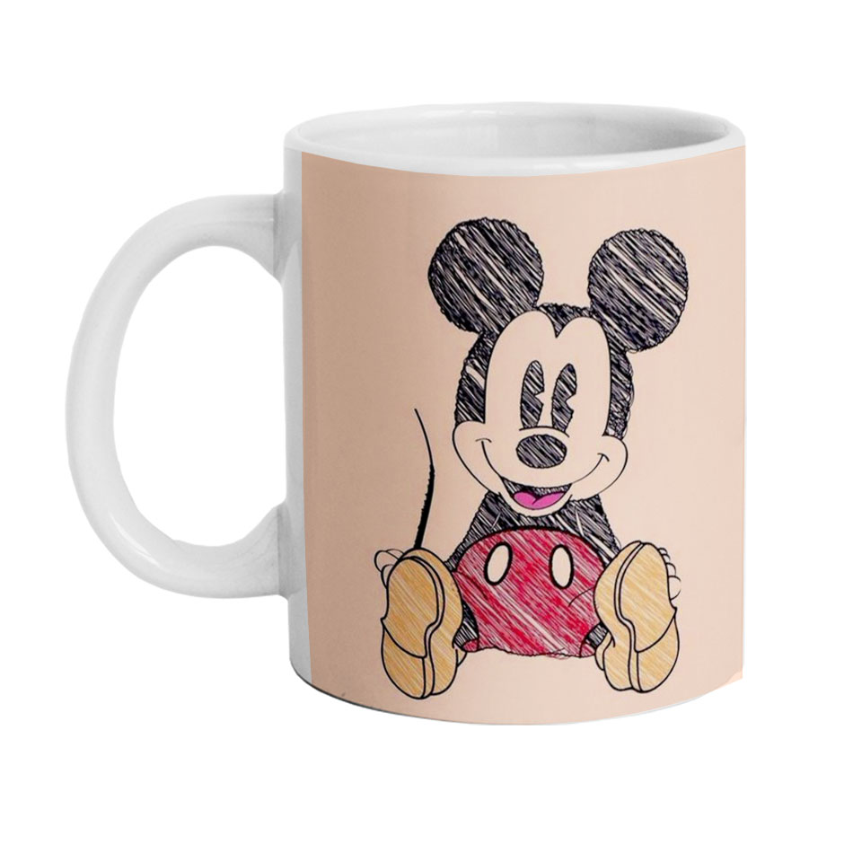 ماگ دارلی طرح مینیمال میکی موس مدل Darlyd