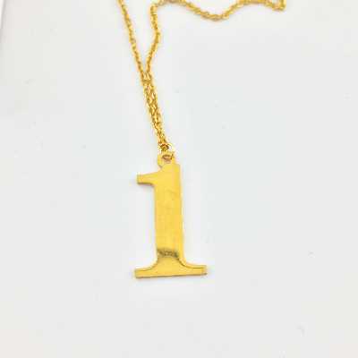 گردنبند گالری عزیزی طرح 1 مدل GZ14439