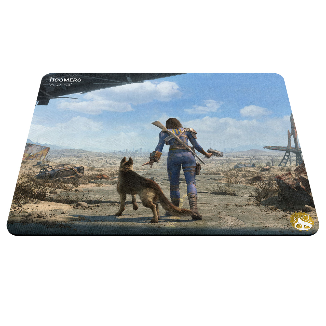 ماوس پد هومرو مدل A6555 طرح بازی Fallout