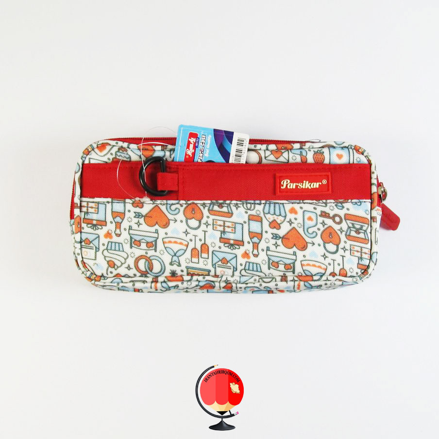 جامدادی دخترانه سه زیپ طرح فانتزی پارسیکار