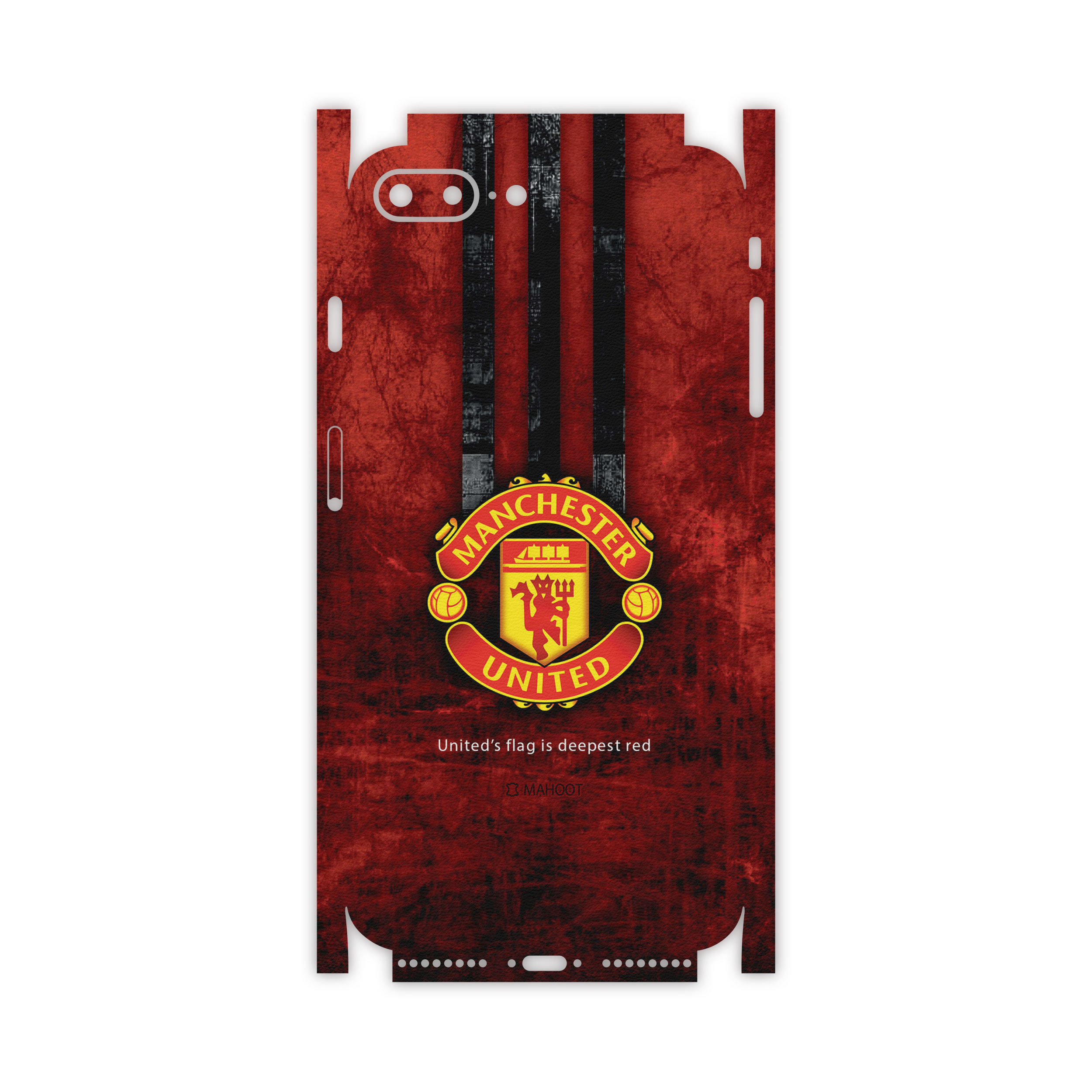 برچسب پوششی ماهوت مدل Manchester-United-FC-FullSkin مناسب برای گوشی موبایل اپل iPhone 7 Plus