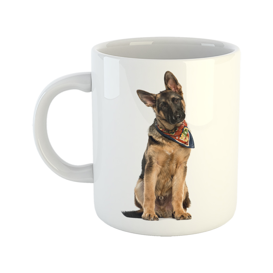 ماگ طرح سگ مدل German Shepherd کد 05