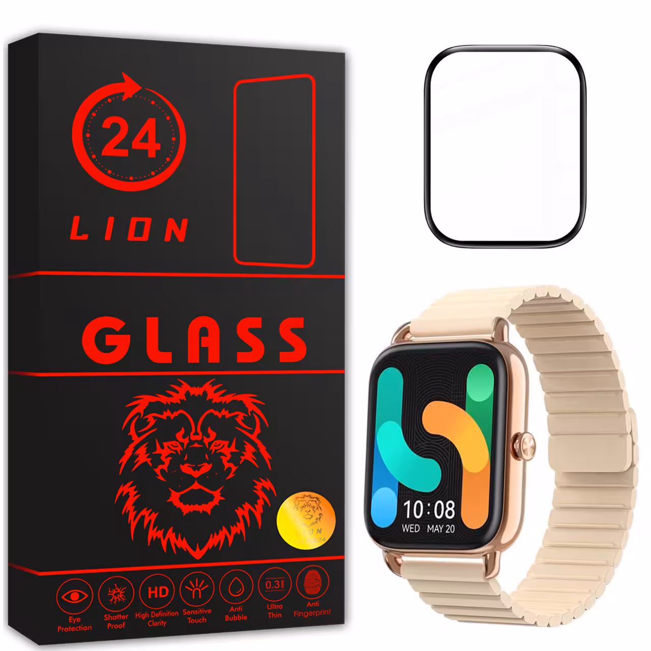 محافظ صفحه نمایش لاین مدل RT007 مناسب برای ساعت هوشمند هایلو RS4 Plus LS11