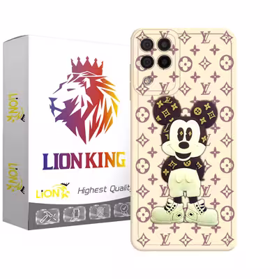 کاور لاین کینگ مدل میکی موس LV مناسب برای گوشی موبایل سامسونگ Galaxy A22 4G