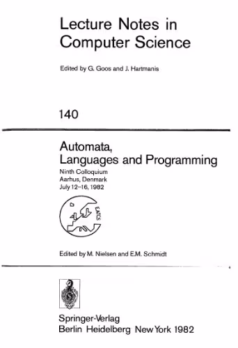 خرید و دانلود نسخه کامل کتاب Automata, Languages and Programming: Ninth Colloquium Aarhus, Denmark, July 12–16, 1982
