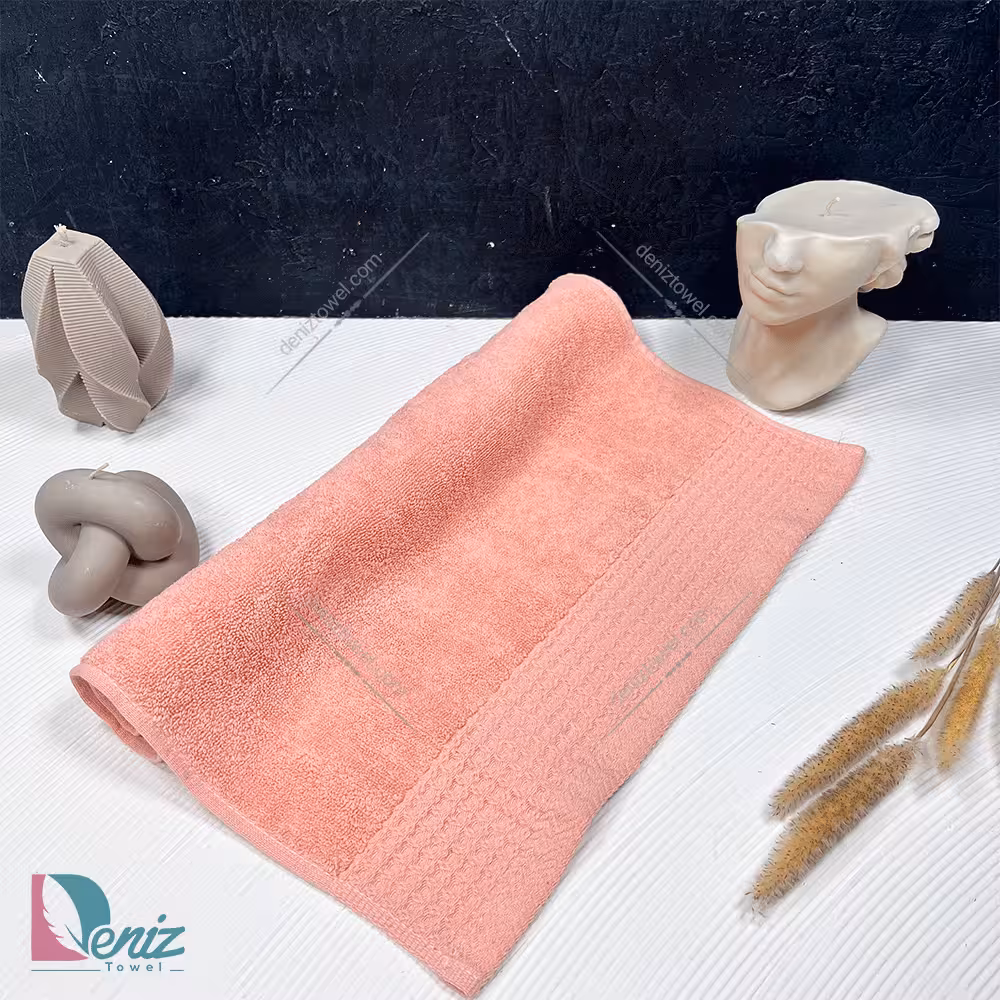 حوله دستی طرح هاروتس رنگ گلبهی