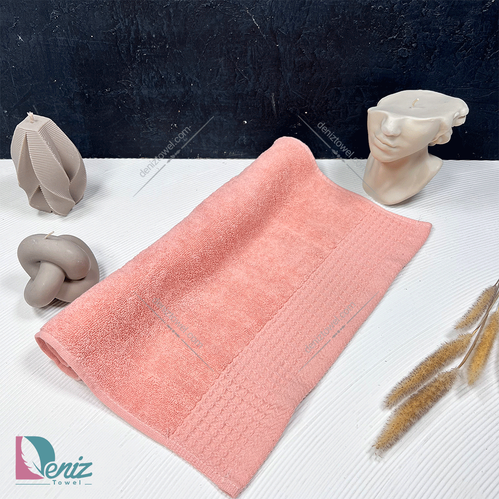 حوله دستی طرح هاروتس رنگ گلبهی
