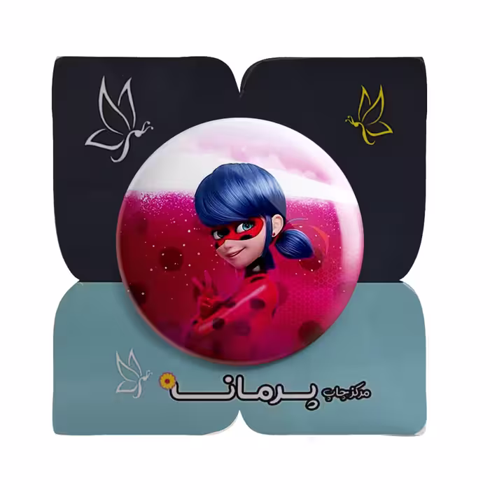 پیکسل پرمانه طرح دختر کفشدوزکی کد pm.1560