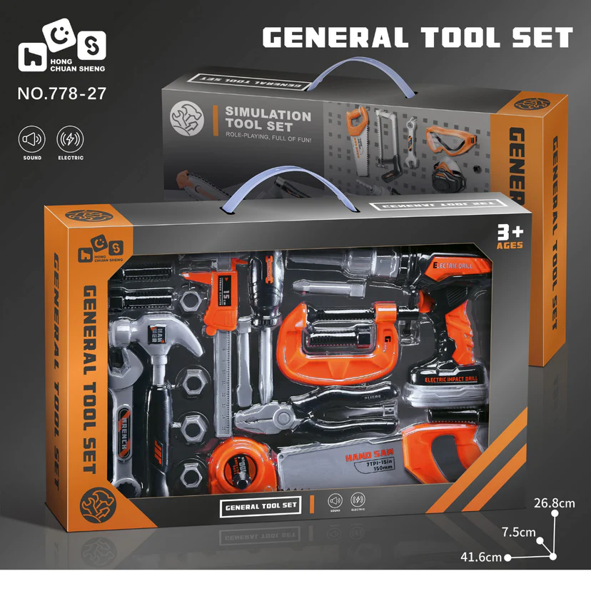 ست اسباب بازی ابزار مدل FASHION TOOL SET کد 778/27