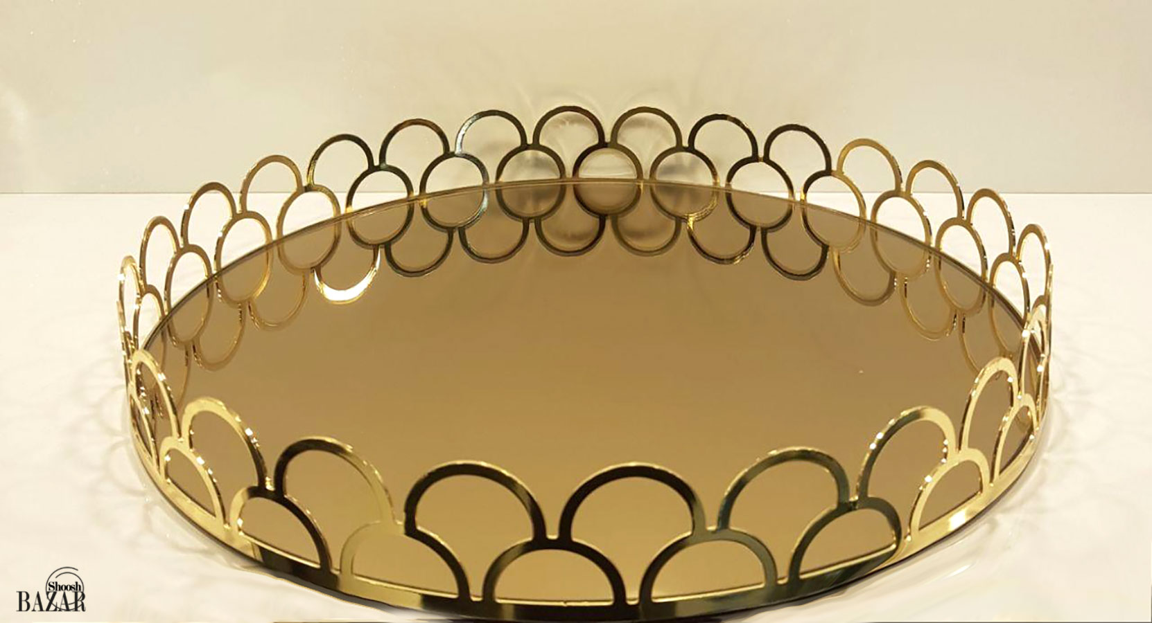 سيني آینه ای گرد کد 457S و 457G طلایی
