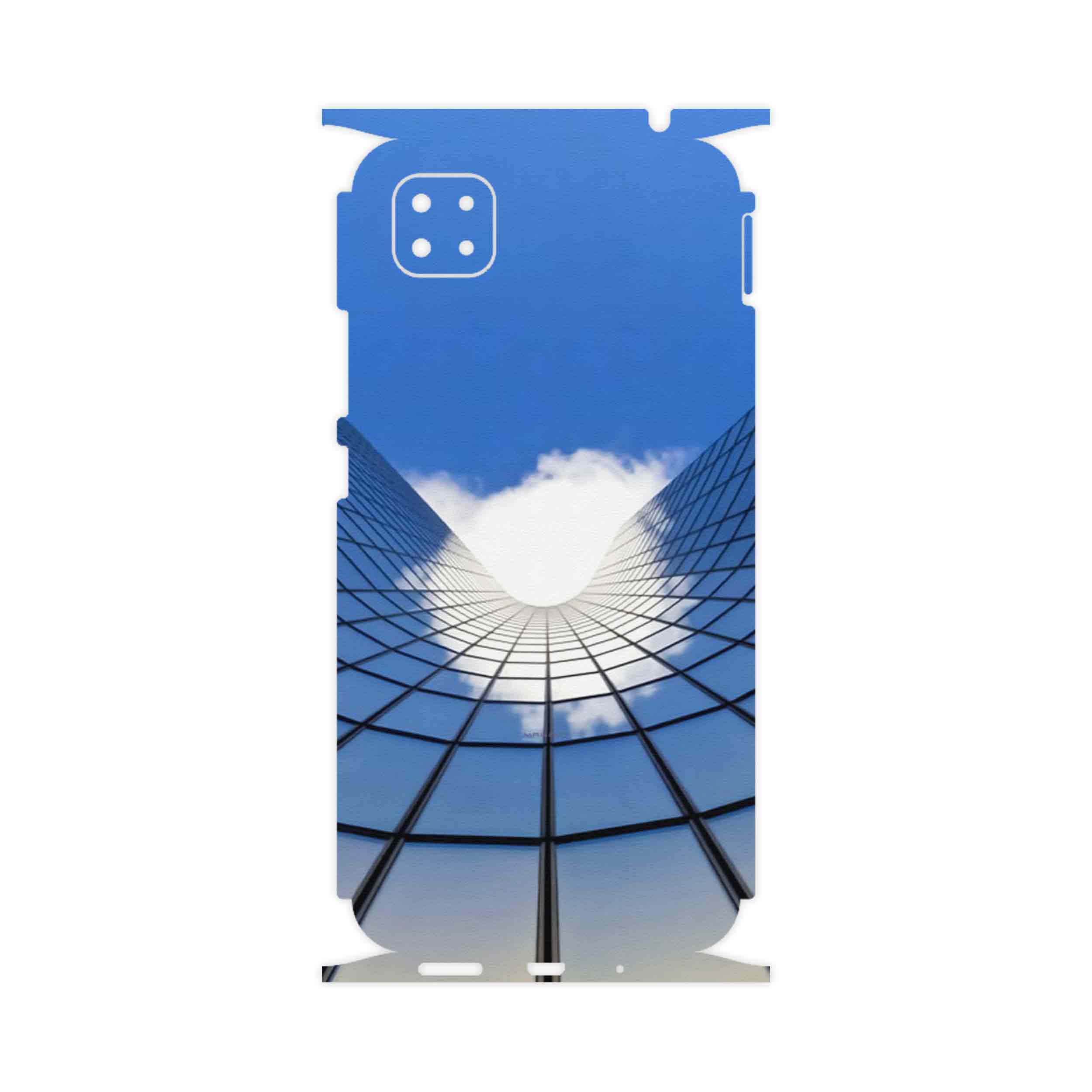برچسب پوششی ماهوت مدل Glass skyscraper-FullSkin مناسب برای گوشی موبایل شیائومی Poco C3