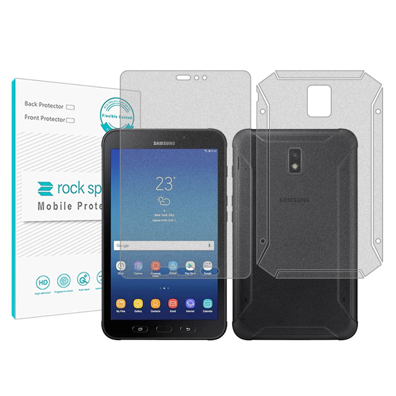 محافظ صفحه نمایش مات راک اسپیس مدل HyMTT مناسب برای تبلت سامسونگ Galaxy Tab Active 2 به همراه محافظ پشت تبلت | کالا برتری