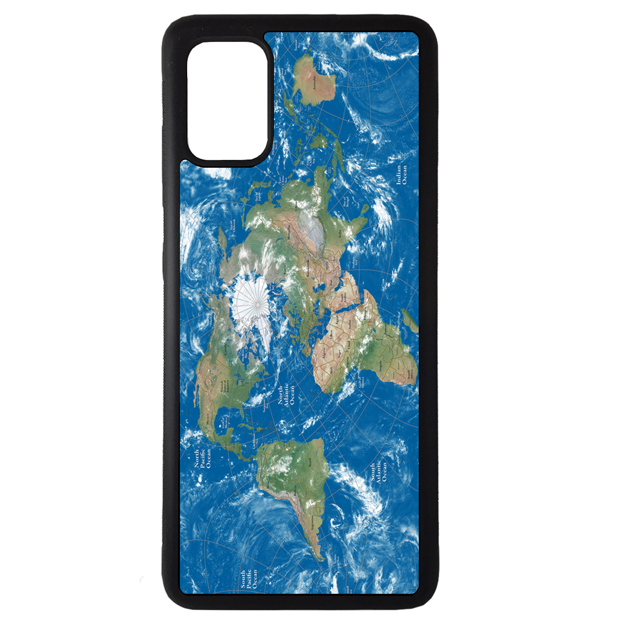 کاور طرح نقشه جهان کد 110646 مناسب برای گوشی موبایل سامسونگ galaxy a71