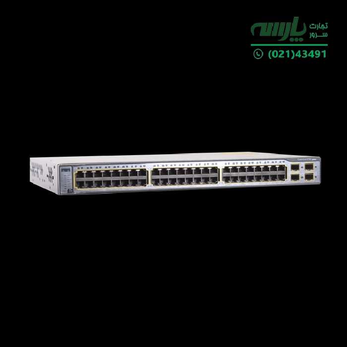 سوئیچ شبکه سیسکو 48 پورت WS-C3750-48TS-E