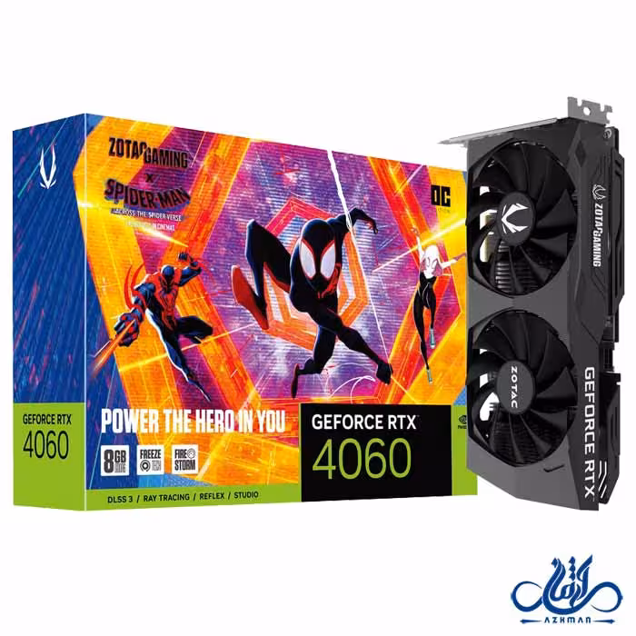 کارت گرافیک زوتک GAMING GeForce RTX 4060 8GB OC Spider-Man