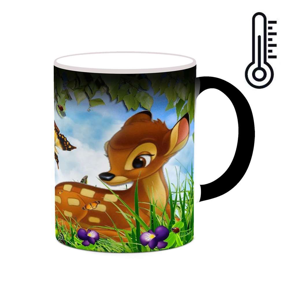 ماگ حرارتی کاکتی طرح کارتون Bambi مدل mgh22212
