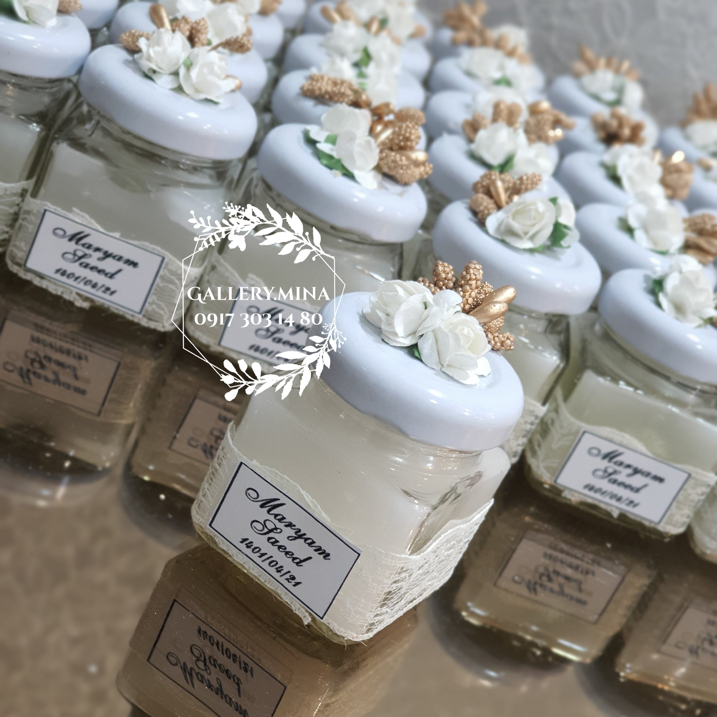 گیفت شات شمع با چاپ اسم