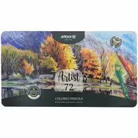 مداد رنگی 72 رنگ آریا طرح جنگل کد 3095