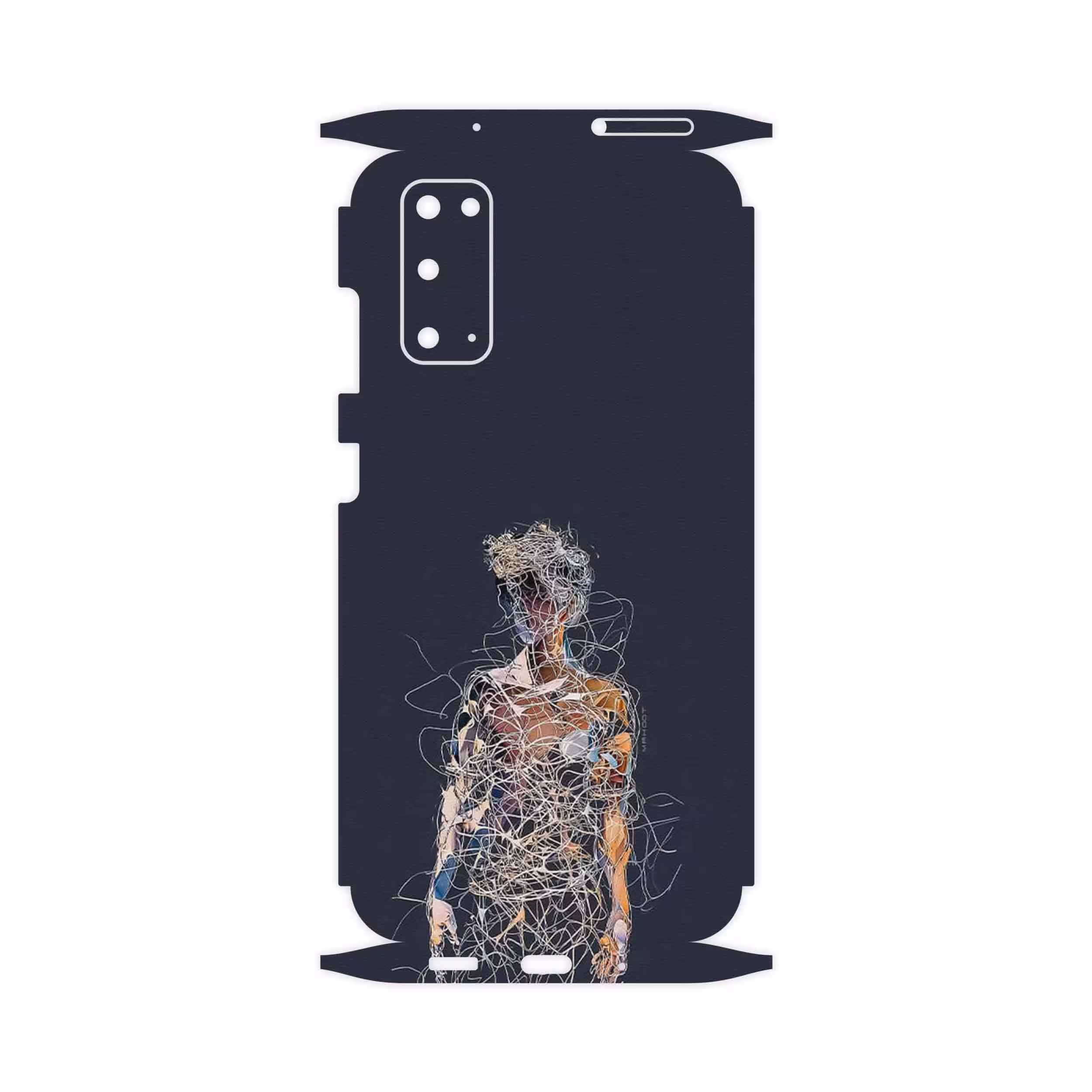 برچسب پوششی ماهوت مدل Strings Digital Art 1-FullSkin مناسب برای گوشی موبایل سامسونگ Galaxy S20