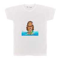 تی شرت بچگانه پرمانه طرح moana کد pmt.2564