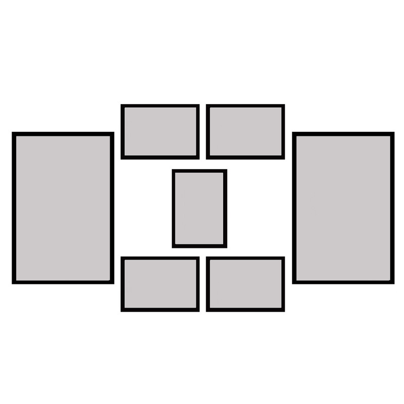 قاب عکس بکلیت مدل 215-79 مجموعه 7 عددی | دنیای قاب