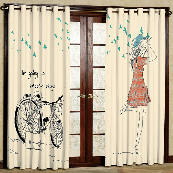 پرده مخمل پانچی کد 6406 سایز 280x140 سانتی متر