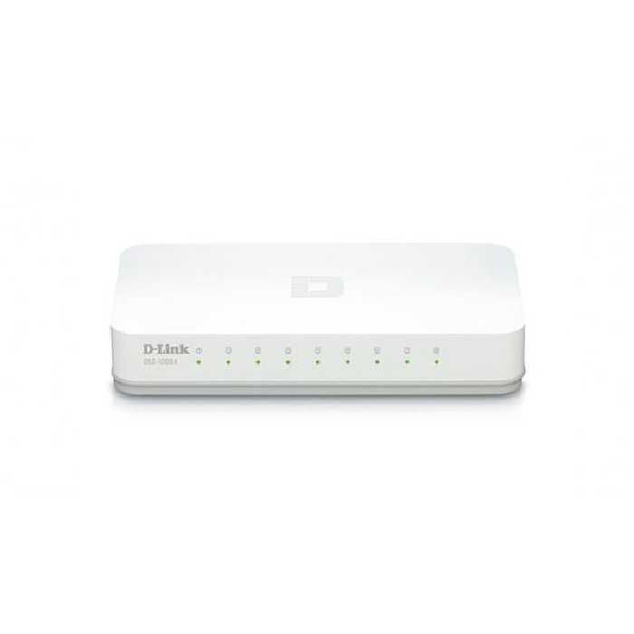 سوییچ 8 پورت دی-لینک مدل DGS-1008A - فروشگاه اینترنتی طیف سنتر