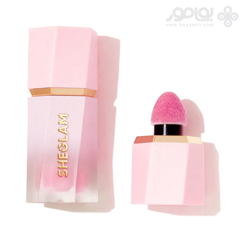 رژگونه مایع مات شیگلم مدل COLOR BLOOM رنگ PETAL TALK