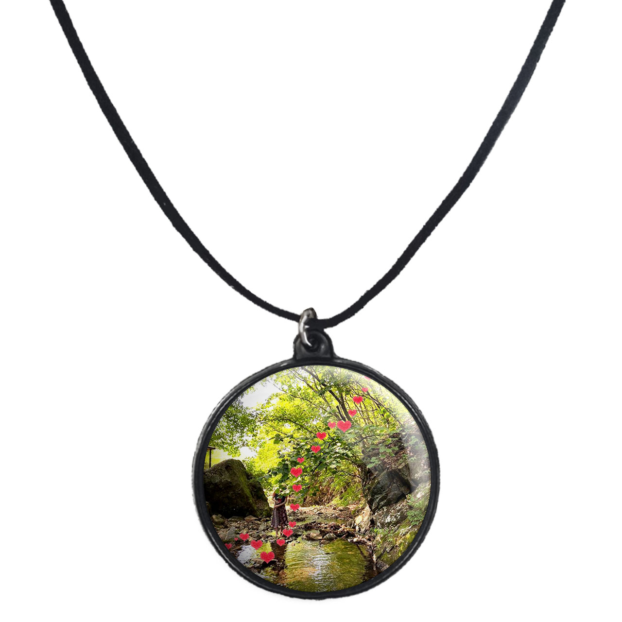 گردنبند پرمانه طرح تو ایس کد pmb.19627 مدل دو طرفه