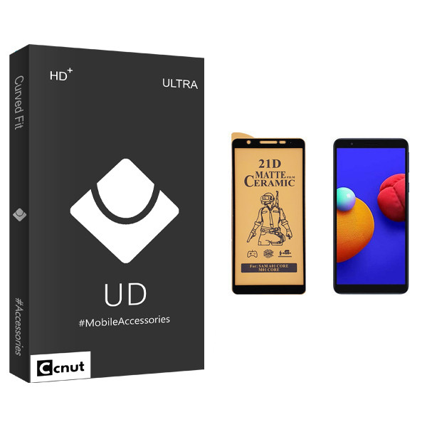 محافظ صفحه نمایش سرامیکی کوکونات مدل UD Black مناسب برای گوشی موبایل سامسونگ Galaxy A01 Core | کالا برتری