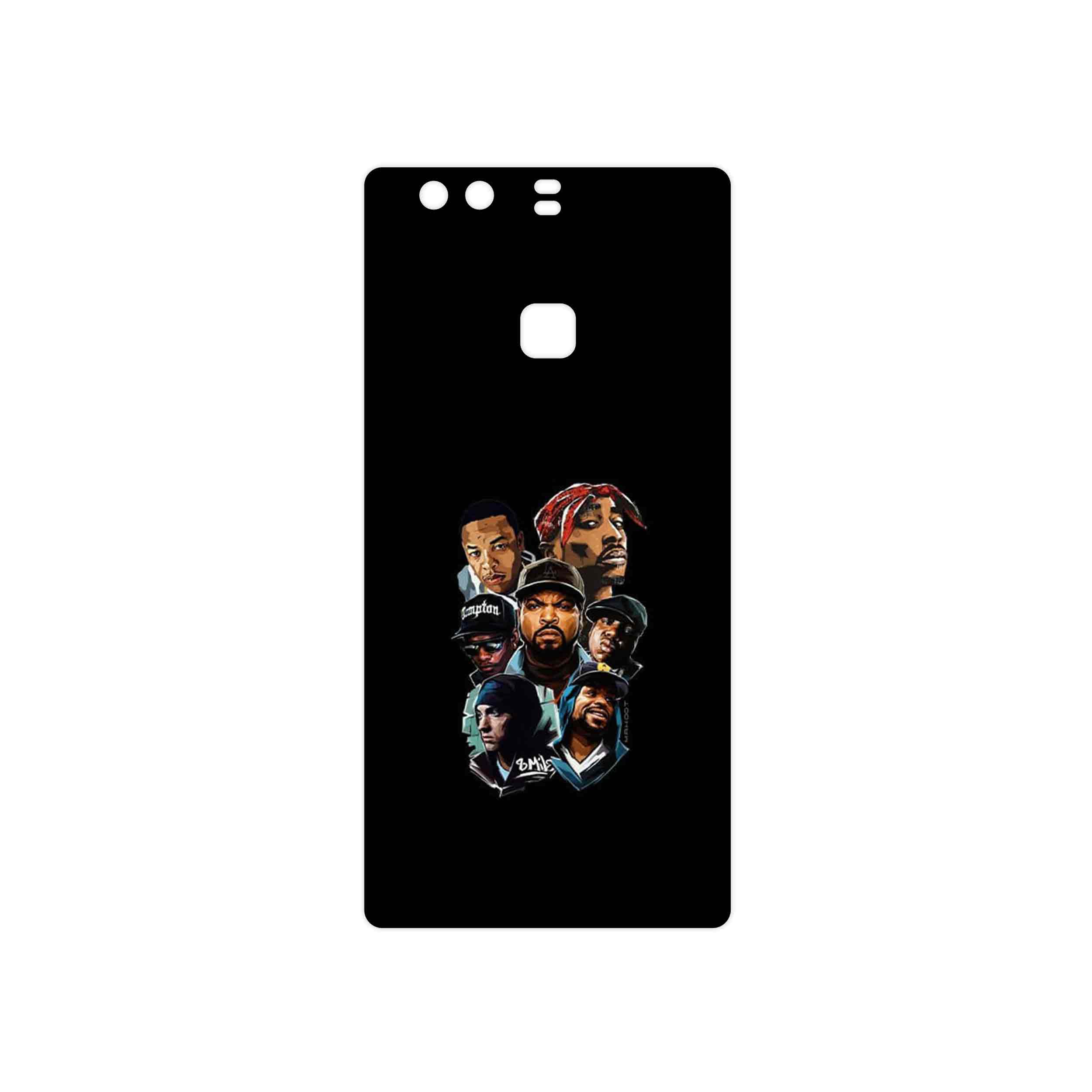 برچسب پوششی ماهوت مدل Great Rappers Digital Art مناسب برای گوشی موبایل هوآوی P9 Plus